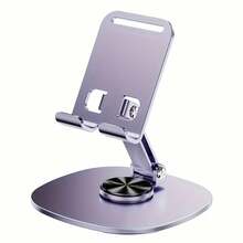 Desktop Phone Holder, Cute Metal Silver Phone Holder Desktop Accessory, Compatible With All Phones, School Supplies - Multicolor - View 12