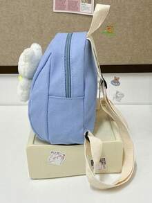 1 pieza Mochila mini de moda y linda con diseño de cremallera de nylon y patrón de dibujos animados adorable, diseño único adecuado para diversas ocasiones y uso multiusos, perfecta para actividades al aire libre, juego, ir al trabajo, etc., regalo ideal para adolescentes - Multicolor - Ver 8