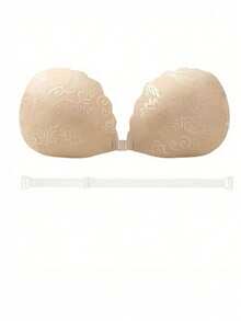 1/2/3pcs Invisible Silicone Push-Up Bra With Straps | Reusable, Strapless, Backless Bra, Suitable For Wedding Dress And Swimwear - Multicolor - View 22