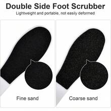 5pcs Double-Sided Foot File, Efficiently Remove Dead Skin And Calluses, Plastic Handle, Home Foot Care Tool - 5 Items - View 4