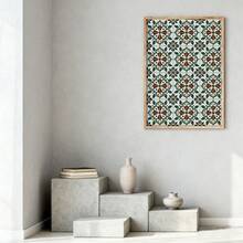 24PCS Peel And Stick PVC Tile Stickers, Different Style Patterns, Waterproof, Oil-Proof, Stain-Resistant, Removable, No Residue, Suitable For Living Room, Kitchen, Bathroom, Toilet, Home Wall Decoration Renovation, DIY, Matte Texture, Size 10/15/20CM - FHZ-05 - View 7