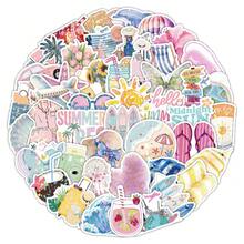 50 Pieces Summer Holiday Seasonal Sticker For Kids Holiday Sticker Teacher Assortment Party Favor For A Whole Year Christmas Easter Halloween Independence Day Valentine Spring Summer Fall Winter - 1 Set - View 5