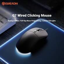 EWEADN G7 Lightweight Wired Gaming Mouse RGB Backlight Macro Programmable Adjustable DPI Optical USB Mouse Suitable For Gaming Laptop Desktop Computer Daily Office Universal - View 10