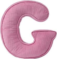 Almohada de felpa con letra rosa, almohadas decorativas con forma de letra inicial de pana, almohadas de letras del alfabeto inglés de la A a la Z para decoración de sofá, recámara, sala de estar (S) - E - Ver 31