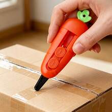 1/3/10pcs Safety Box Opener, Cute Carrot Shape Compact Box Cutter, Envelope & Carton Cutter, Portable Mini Utility Knife For Office & Crafts, Ideal For Opening Christmas Gift Wrapping Packages, Art & Office Stationery Essential - Box Opener - View 10