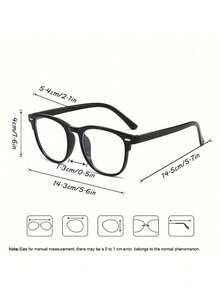 3pcs/1pc Anti-Eyestrain Computer, Reading, Gaming, TV, Phone Glasses For Men & Women, Available In Multiple Colors - Multicolor - View 6