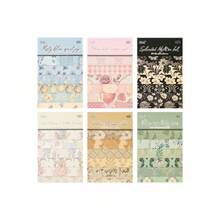 50sheets Scrapbook Paper Sticky Note Paper Non-Adhesive Material Paper DIY Scrapbooking Collage Junk Journal Aesthetics Planner Craft Paper - Paper - View 10