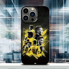 [Ships From Germany/France/Spain/Italy] Phone Case - Brand New 2D Flat Football Star Silhouette, Colorful Silver Shell, Luxurious And Elegant, Non-Yellowing, Stain-Resistant, Shock-Resistant, Stylish And , High-Quality, Unisex, Compatible With Apple 11-17 Pro/Max/Plus/Air And Galaxy S21-S26 Ultra – XM 13/14/15 Pro/Ultra - 1 Image - View 6