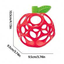 Fruit Shaped Baby Rattle Toy, Soft Hand Grab Ball With Rattle Sound, Early Educational Sensory Toy, Textured Teething Relief Toy For Newborn 0 Month+, Perfect Baby Shower Gift - 彩色 - 查看 14