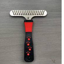 1pc Pet Brush Comb, Straight Grooming Brush Suitable For Long Haired Dogs Like Golden Retriever - View 4