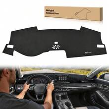Nilight Dash Cover Compatible With Honda Civic 2022 2023 2024 2025, Custom Fit Suede Dashboard Mat Non‑Slip Sunshade Glare Protector Interior Accessories Black - 2022-2024 - View 10