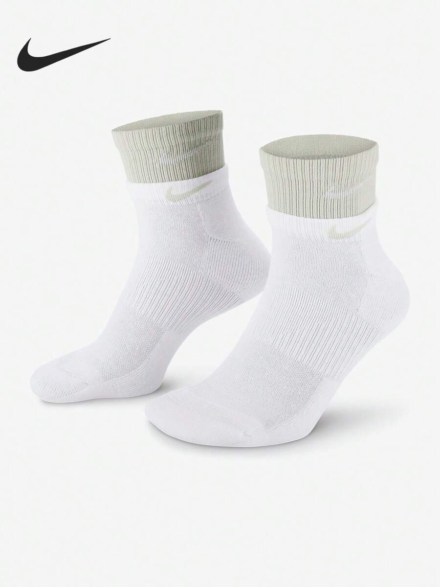 Nike Authentic Everyday Plus Unisex Comfortable Short Socks 1 Pair DH4058-105 - DH4058-105 - View 1