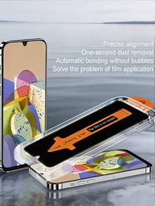 2pcs Anti Peeping Dust-Free Tempered Glass Film One Click Dust-Proof Installation Office/Subway Privacy Protection Compatible With Xiaomi 15T 14T Poco X7 Note 14 Explosion-Proof Scratch Resistant Anti Spy 9H+ High Aluminum Screen Printing With High Strength Mobile Phone Screen Protection Film Smooth Oil Repellent Layer Automatic Adsorption Easy To Install - Clear - View 10