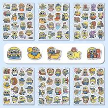 100pcs Stiker Kartun Minions Lucu Tahan Air Stiker Emoji Dekorasi Akun Ponsel Desktop (Gaya Acak) - MultiWarna - View 7