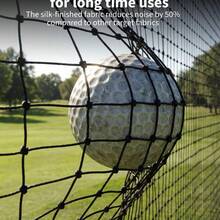 Soonbuy 10x7.5FT Heavy Duty Golf Hitting Net For Backyard Real Balls, Portable Chipping Swing Training Net With Cloth, Indoor Outdoor Golf Accessories Gifts For Men Dad Him Birthday Yard Sports - Black - View 4