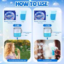 Bubble Refill Concentrated Particles, 10g/20g Bubble Solution Refill, Just Add Water, Portable Bubble Gun & Bubble Machine Refill For Kids Outdoor Play - Multicolor - View 3
