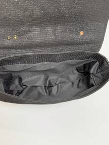 女款小眾設計方盒包：三種攜帶方式（肩背/斜背/手提）－復古高品質紋理包，亦適用於信使包/腋下馬鞍包，完美適合萬聖節活動、日常出行、旅行與辦公通勤，女款馬鞍包頂提手包，聖誕禮物，單肩包，聖誕裝飾，情人節禮物 - 黑色 - 查看 11