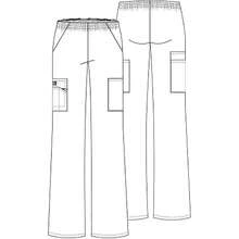 Dickies EDS Signature Scrubs For Women, Elastic Waist Pull-On Cargo Pants For Women In Soft Brushed Poplin - 86106 Variant 1 - 沒有任何 - 查看 7