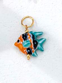 Mixed Color Ocean Animal Floral Fruit Shaped Pendants DIY Earrings Bracelets Necklaces Jewelry Making Accessories - Multicolor - View 68
