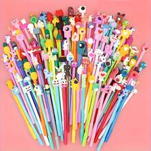 50pcs Animal Shaped Gel Pens, Office Signature Pens, Holiday Small Gifts, No Paper Jam - Suitable For Notes, Homework And Office Use - Multi-Color Assortment - A - View 6
