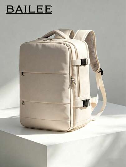 BAILEE A Casual Fashion Minimalist Travel Backpack With Built-In Laptop Compartment, Suitable For Matching Outfits, Gifts And More