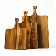 Multi-Size Cutting Board With Handle, Steak Serving Board, Kitchen Chopping And Plating Board, Suitable For Breakfast Serving, Also For Main Course Preparation, Perfect Gift For Home Parties And Housewarming - View 19