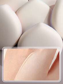 1pc Large Wet & Dry Makeup Sponge With Storage Box, Soft & Skin-Friendly, Even Powder Application - Multicolor - View 4