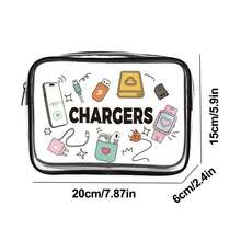 PVC Toiletry Bag/Cosmetic Bag, Zippered PVC Travel Organizer, Portable Makeup Storage Box - Perfect Gift For Mothers, Teachers, Friends Or Nurses; Travel Essential, Suitable For School Holidays And Back To School Season - Multicolor - View 10