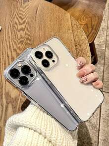手機殼：5件組 TPU 軟透明手機保護殼，相容 iPhone 18/18 Pro/18 Pro Max/17/16/15/14/13/12/11 Pro Max/17 Air/16/15/14 Plus/13/12 Mini/X/Xs Max/Xr/8/7 Plus 背蓋 - 透明2 - 查看 3