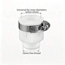 1 pieza Extensor de grifo universal de material de cobre+ABS con rotación de 360° para cocina y baño, junta universal de boquilla de agua giratoria, herramienta anti-salpicaduras - Multicolor - Ver 16
