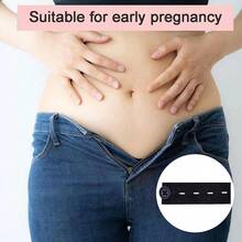 Pants Waist Extender Button, Jeans Button, Pants Extender, Elastic Adjustable Waist Buckle, Maternity Pants Waist Extender, Adjustable Waist Extender For Pants, Trousers, Dresses And Jeans, Home Supplies - Multicolor - View 6