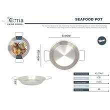 Flat Bottom Frying Pan, Available In Gold And Silver 2 Colors, Dual Handle European Style, Stainless Steel Pasta Plate, Steak Plate, Seafood Pot, Korean Hot Pot, Home Cooking, High Temperature Resistant Pot, Baking Tray - View 23