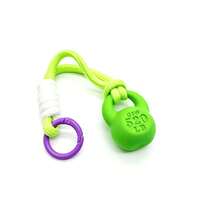 1 pieza Llavero con forma de pesa rusa de cuerda trenzada de color, colgante para bolsa deportiva, regalo creativo para entusiastas del fitness - Multicolor - Ver 18