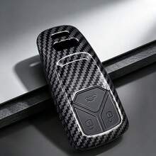 碳纖維汽車鑰匙套蓋，適用於 Audi A4 B9 Q5 A6 A5 8S 8W Q7 4M S4 S5 S7 TT TTS TFSI RS 鑰匙持有器，汽車配件 - A - 查看 5