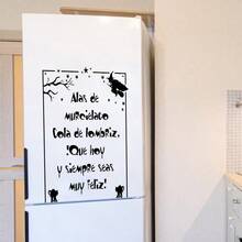 Halloween Spanish Wall Stickers With Toad Eyes & Frog Feet Quotes. Self-Adhesive PVC, Easy To Install. Perfect For Entry Doors, Bedrooms, Living Rooms, Home Decor And Halloween Parties. - Halloween Theme - View 8