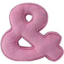 Almohada de felpa con letra rosa, almohadas decorativas con forma de letra inicial de pana, almohadas de letras del alfabeto inglés de la A a la Z para decoración de sofá, recámara, sala de estar (S) - E - Ver 22