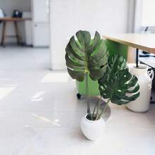 Planta artificial Monstera Deliciosa grande verde, adecuada para decoración del hogar y oficina, fondo de póster, accesorios de fotografía - Multicolor - Ver 6