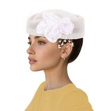 European And American New Style Space Layer Rhinestone 2-Flower Multi-Layer Stacked Tie-Up African Evening Party Hat Auto Gele Headwrap - Flower Hat - View 20