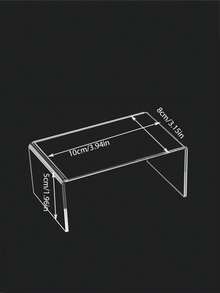 3/5pcs Transparent Acrylic Display Stands, Cake/Dessert/Candy/Figurine Display Racks, Multi-Tier Rectangular Display Stands For Collections, Sweets, Figurines, Office/Dorm Supplies, Home Decor, Kitchen Items, Christmas Gifts - Clear - View 17