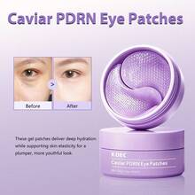 KOEC Caviar PDRN Eye Patches, Nourishing Under Eye Patches For Dark Circles, Depuffing Eye Mask For Puffy & Tired Eyes, All Skin Types - Caviar PDRN - View 2