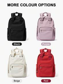Large Capacity Student Backpack, Suitable For Middle And High School Students, Practical Travel Backpack, Portable Laptop Backpack That Can Hold A 15.6-Inch Laptop, Multi-Functional Backpack Suitable For Outdoor, Travel, Hiking - Multicolor - View 13