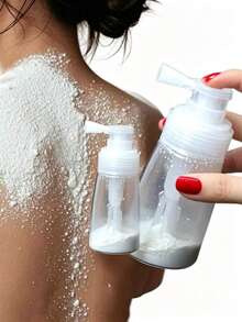 1pc Multi-Purpose Powder Spray Bottle, Home And Beauty Dual-Use Multifunctional Tool, Plastic Fine Mist Design, Leak-Proof And Portable, Suitable For Nail Glitter, Kitchen Seasoning, Hair Powder, Etc., Refillable, Suitable For Home, Travel, Hair Salon And Kitchen Scenes, Powder Spray Bottle, Travel Dispenser Spray Bottle, Plastic Portable Refillable Spray Bottle For Nail Glitter, Kitchen Pepper Powder - Multicolor - View 3