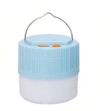 1pc LED Lantern | Rechargeable LED Camping Light With 4 Lighting Modes, USB Charging, Portable Emergency Lamp For Outdoor Activities - Plastic Shade - Multicolor - View 8
