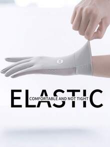 Women's Summer Gloves (1 Pair): Quick-Dry Breathable Mesh Palm, Non-Slip Silicone, Touchscreen Compatible; Suitable For Outdoor Activities, Walking And Cycling - A - View 8