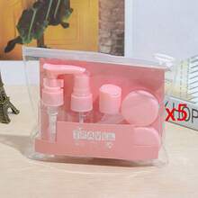 7pcs Travel Toiletry Bottle Set, Leak-Proof Travel Spray Bottles, Unisex, Suitable For Shampoo, Body Wash, Toner, Etc., Portable Accessory Storage - Multicolor - View 24