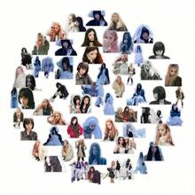 1Set/ 60pcs Arirang Korean Girl Group New Album MAMIHLAPINATAPAI Stickers Won-Hee Park Min-Ju Merchandise, Collectible Photo Cards, Stickers, Halloween Gift, Party Gift, Christmas Gift, Katseye Light Stick, Straykid, Photocard, Katseye Photo Card K POP - Multicolor - View 7