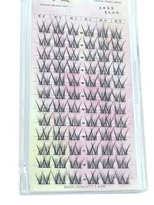 72pcs Natural Small Segmented Single Cluster False Eyelashes, Fluffy Curly Manga Fine Stem Fairy Lashes, Invisible Soft Stem Lightweight Comfortable Non-Irritating, Beginner Slouchy Self-Application Segmented Lashes, Suitable For Daily Light Makeup And Natural Look, Reusable - View 5