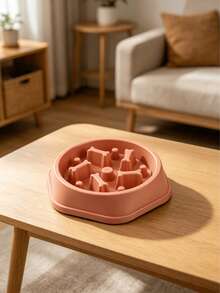 1pc Pet Slow Feeder Bowl, Anti-Choking, Bone-Shaped Design To Slow Down Eating Speed, Durable And Easy To Clean, Non-Slip, Suitable For Small Dogs, Medium Dogs And Cats, Premium Pet Gift - A - View 6