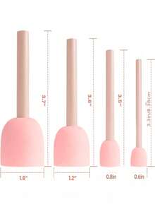 Bộ 30 cọ mút tròn vẽ tranh, cọ mút tròn sơn acrylic, dụng cụ vẽ nghệ thuật và thủ công tự do, quà tặng hoàn hảo cho người đam mê nghệ thuật, tựu trường, người mới bắt đầu vẽ - Bộ mút vẽ tranh - Xem 2