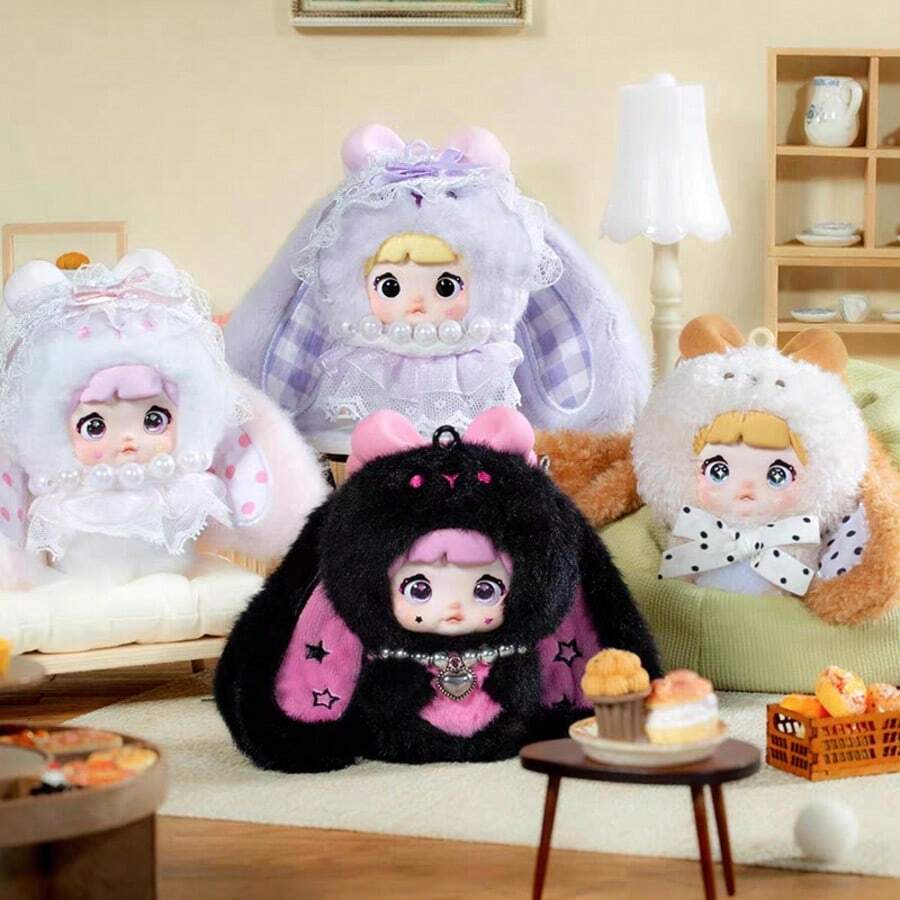Nommi Mibao 2 甜兔主題系列盲盒玩偶 隨機公仔(非毛絨填充)ABS硬材質 盲盒 - 潮玩盲盒 - 查看 1